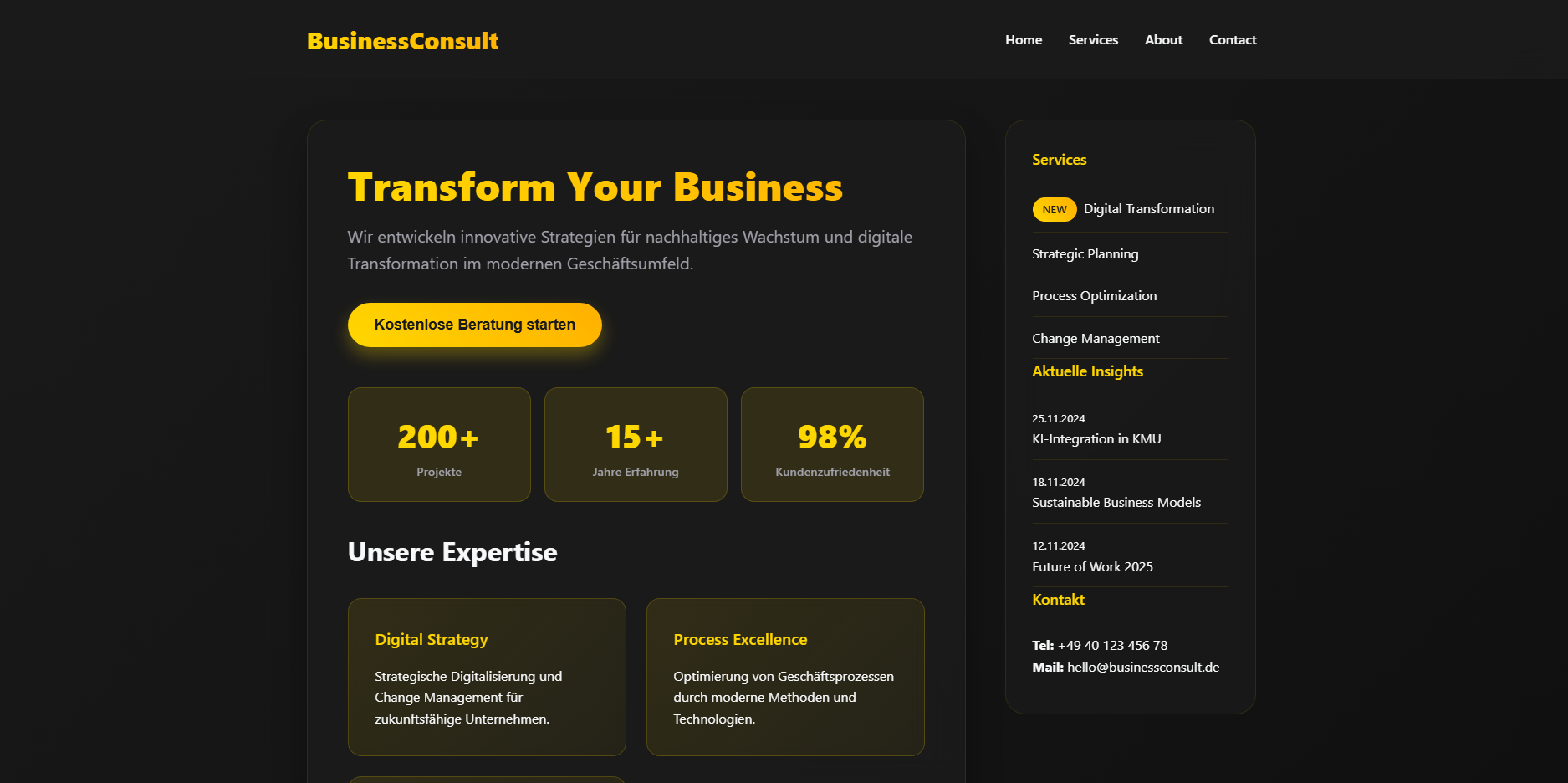 Neue Corporate Website